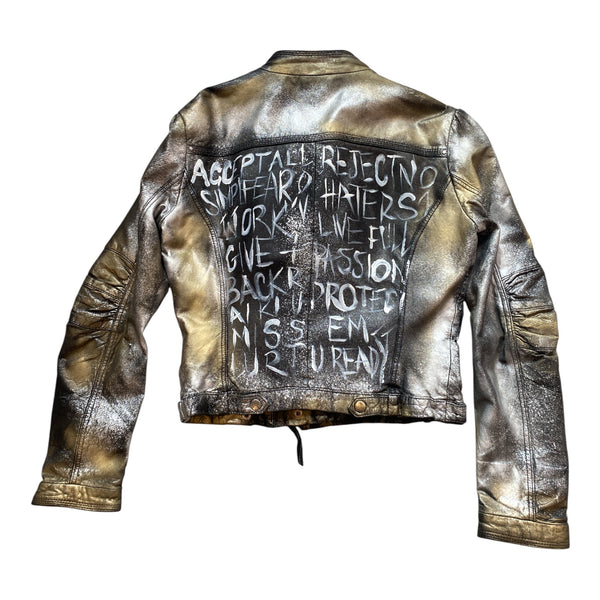 LEATHER JACKET "Acheived"